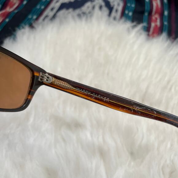 Warby Parker prescription lens sunglasses Felion Brown Rectangle FRAMES ONLY - Picture 3 of 8